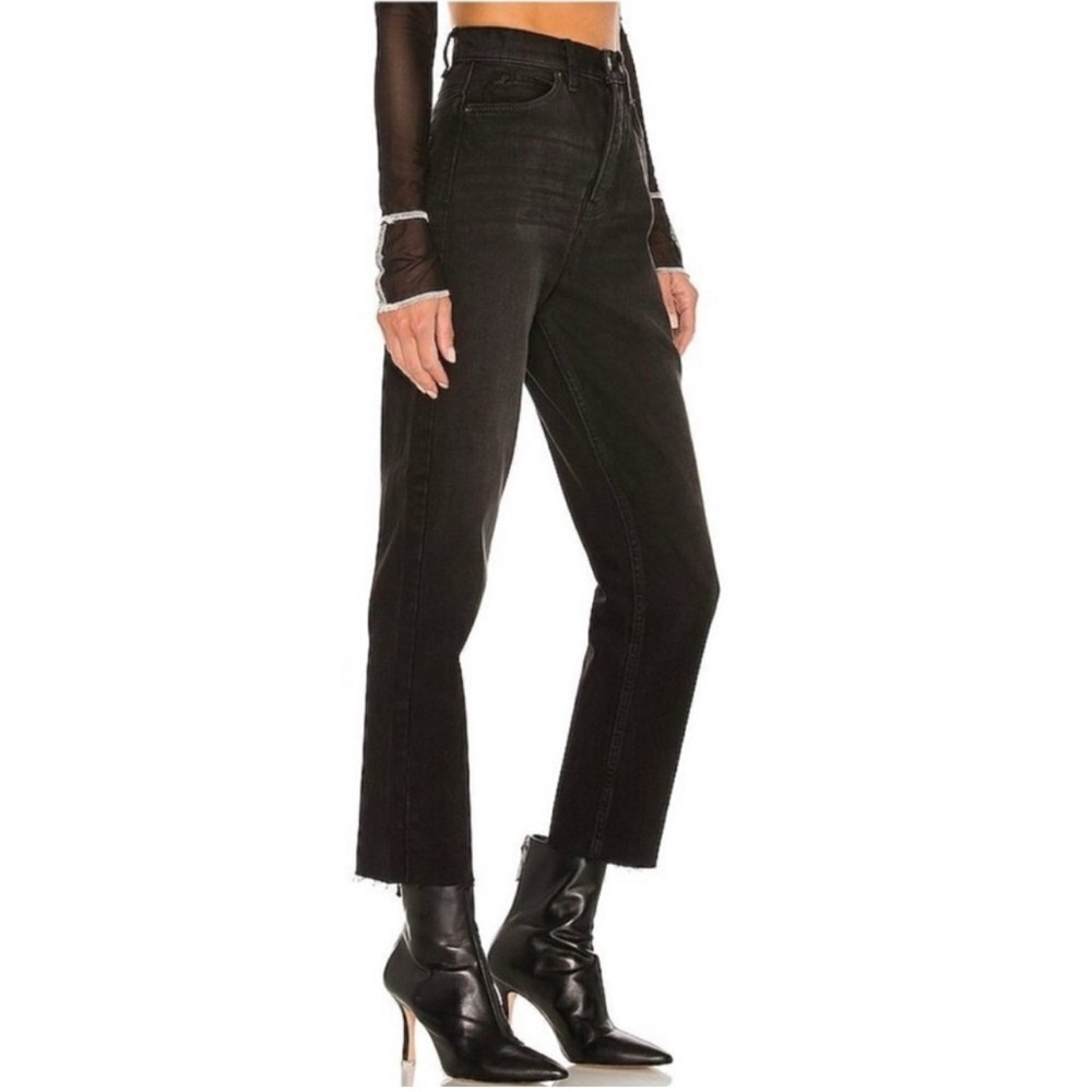 We The Free Curvy Black Straight Leg Georgine Jeans - Picture 3 of 8